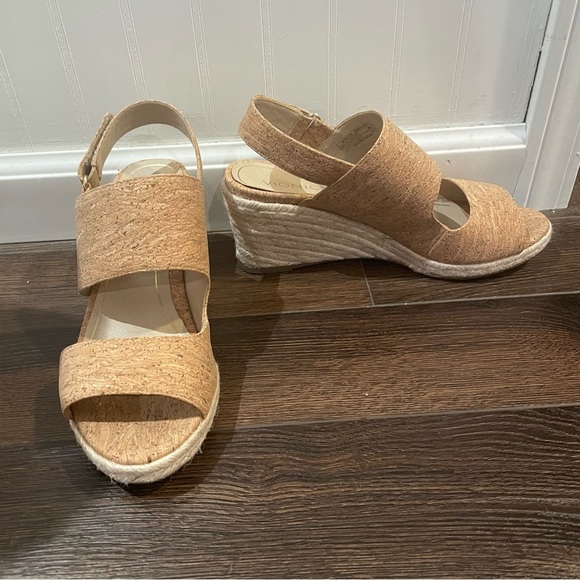 Vionic Brooke Cork Espadrille Wedge Supportive Sandals 10 - Picture 6 of 11